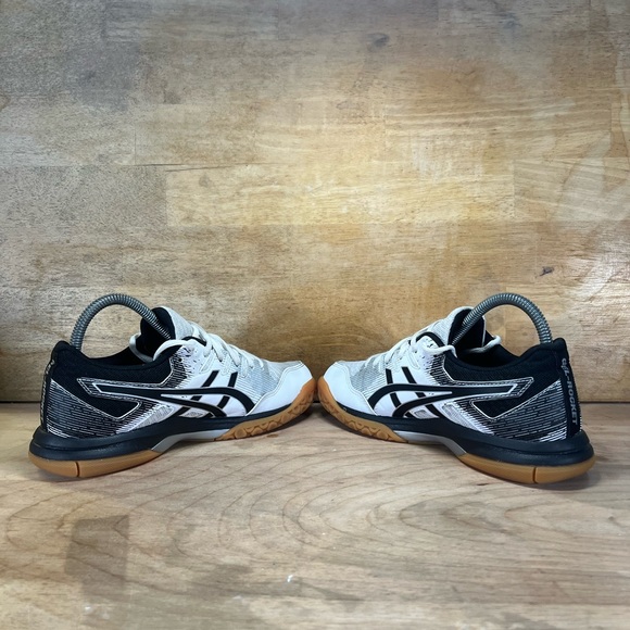 Asics Gel-Rocket Womens Size 6.5 Volleyball Shoes Sneakers Black White 1072A034 - Picture 5 of 8